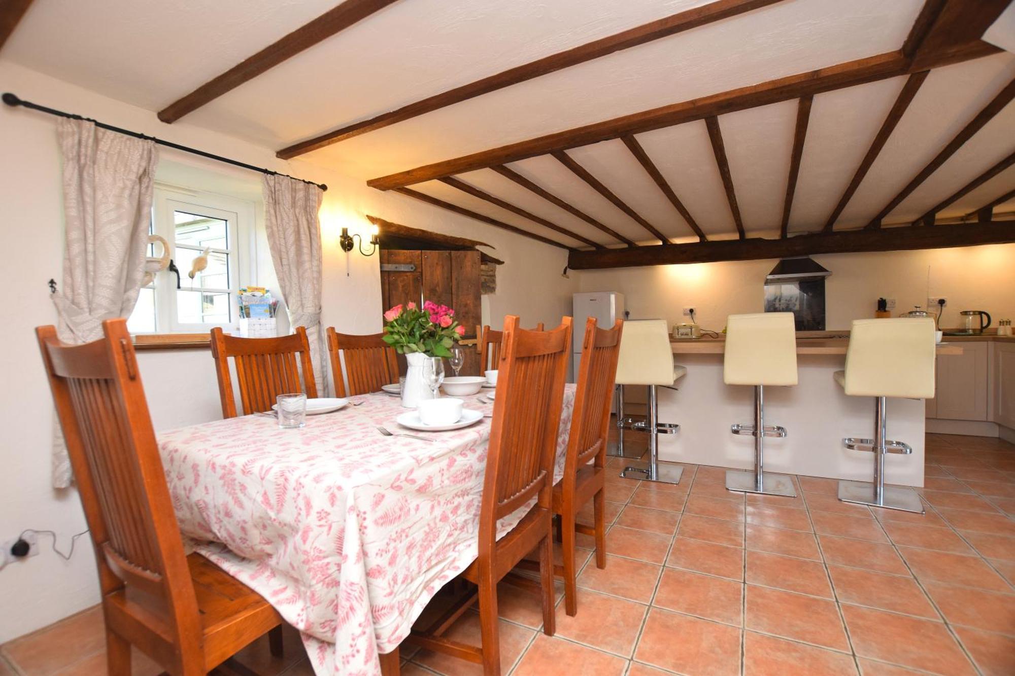 Award Winning Lower Whitsleigh Farm Cottage Roborough Extérieur photo